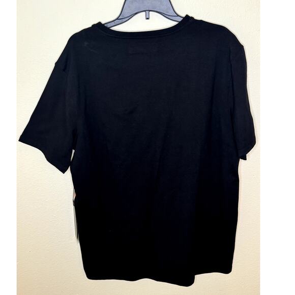 **NWT** BLACK PYRAMID MEN'S BLACK TAN & PINK GRAPHIC TEE SHORT SLEEVE SIZE LARGE - Picture 2 of 9